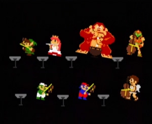 Opening Night microgame from WarioWare Smooth Moves